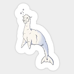Llamaphin Shaded Sticker